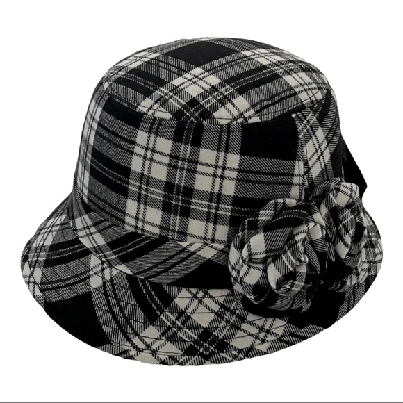 NWT TARTAN TRADITIONS Fashionable Plaid Check Patterned Bucket Hat - Picture 5 of 7